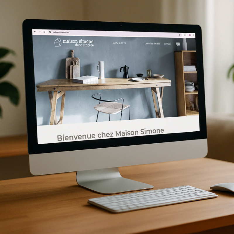 Site Internet Maison Simone